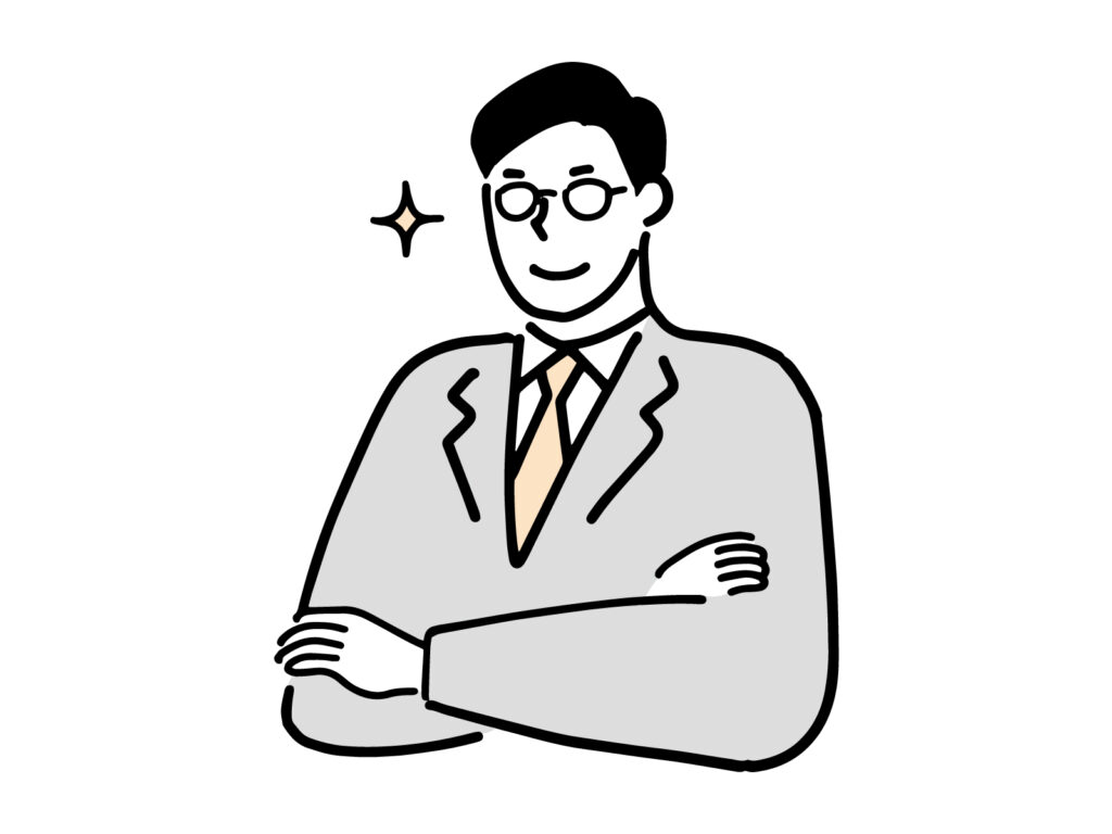 ビジネスパートナーをイメージしたイラスト